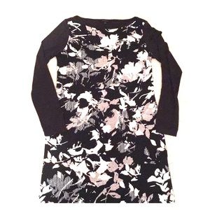 Black, White, and Taupe Gap Dress